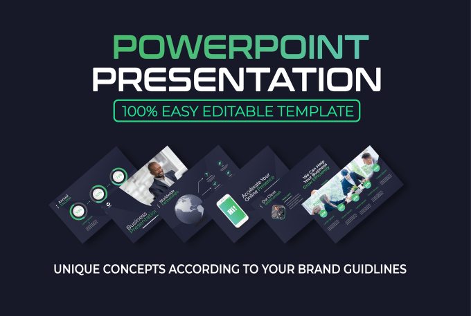 Gig Preview - Improve ur business with slide master presentation template