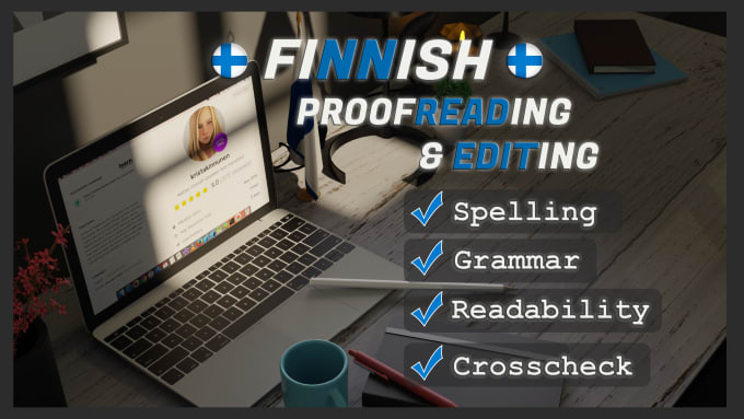 Gig Preview - Professionally proofread finnish text