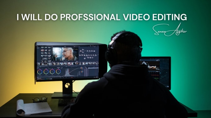 Gig Preview - Do  professional video editing for youtube and social media