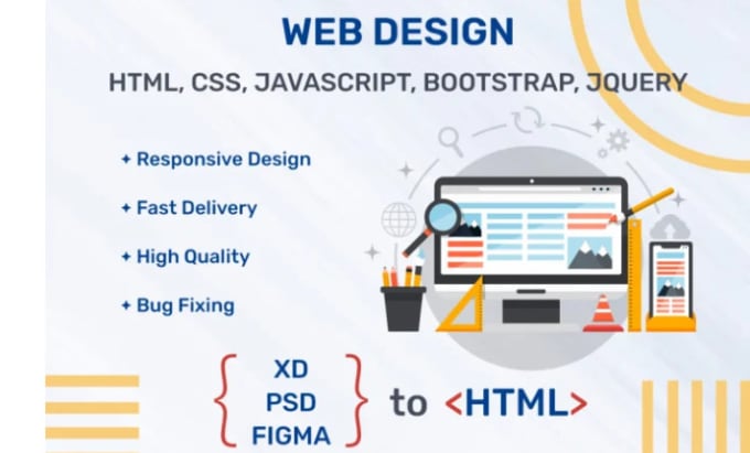 Bestseller - create a fully responsive website design using HTML, CSS