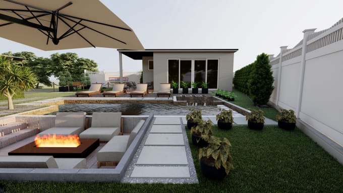 Gig Preview - Design your swimming pool , and patio deck