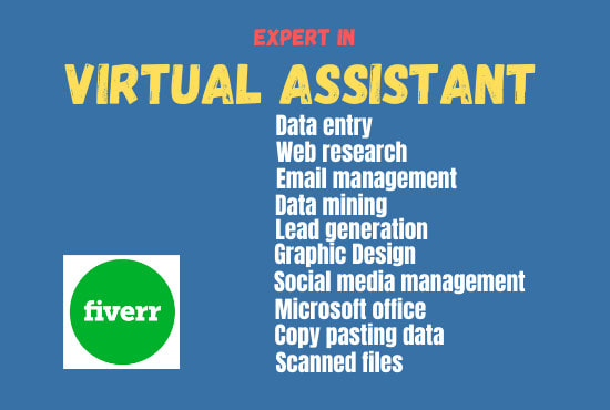 Gig Preview - Be your personal administrative virtual assistant