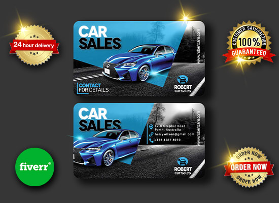 Gig Preview - Make car wash, auto repair, auto detailing business cards