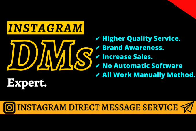 Bestseller - do instagram dms service to targeted people