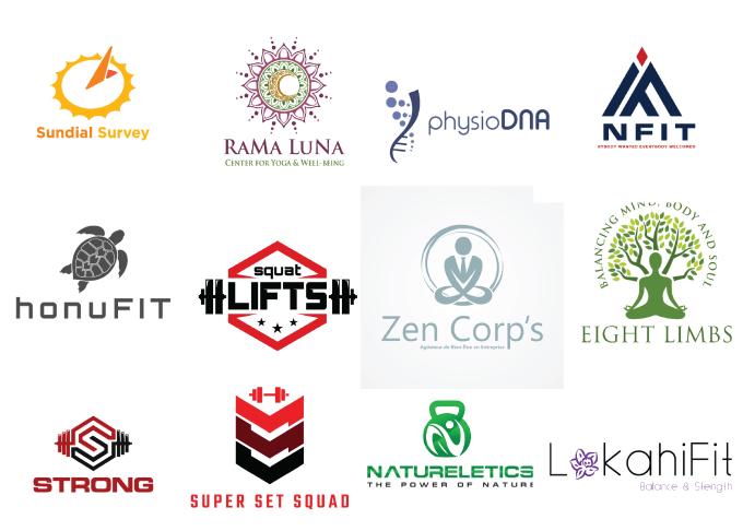 Gig Preview - Gym, wellness ,fitness, health and sports or sports clothing logo