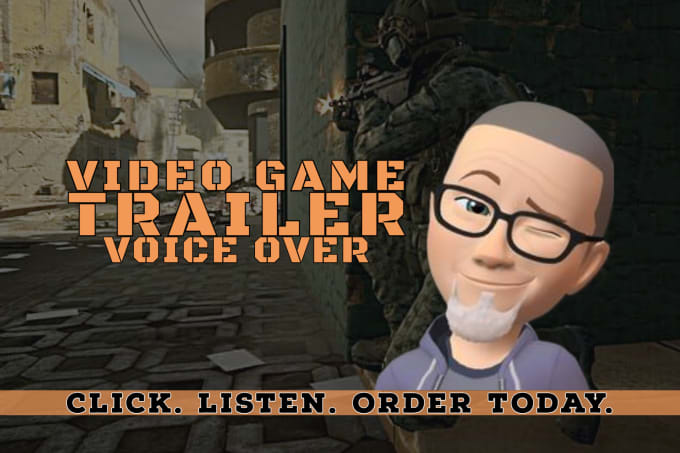 Gig Preview - Record an amazing video game trailer voice over