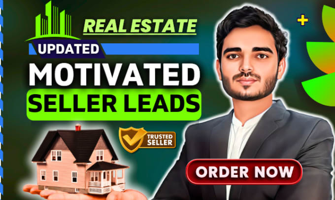 Gig Preview - Do real estate lead generation, motivated seller  and cash buyer with skip trace