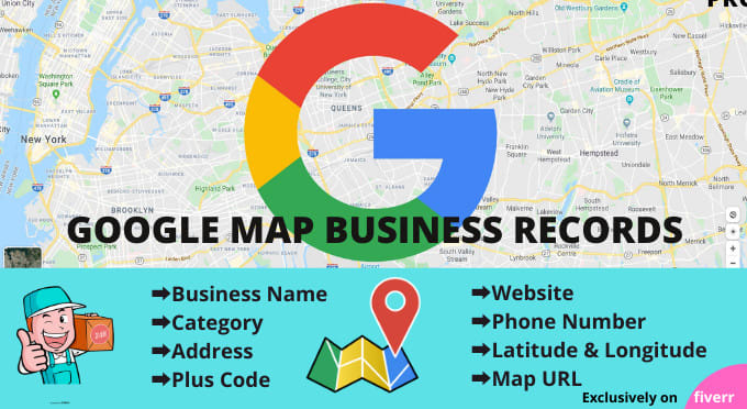 Gig Preview - Collect business records from google maps within 24 hours