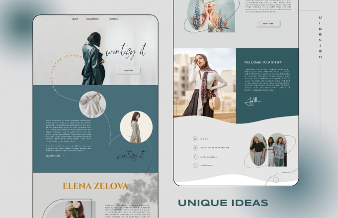 Gig Preview - Design stylish and minimalist UI UX website