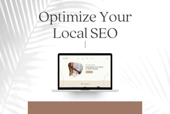 Gig Preview - Do local SEO for google ranking