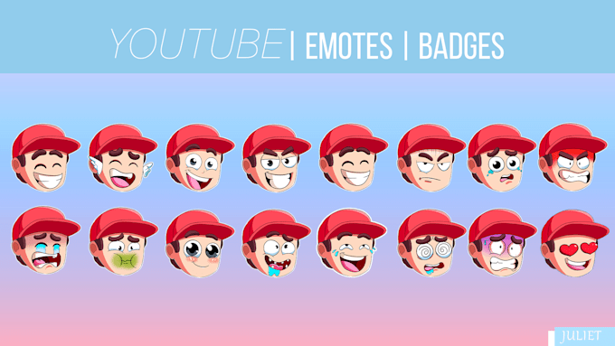 Bestseller - make custom emoji for twitch and youtube