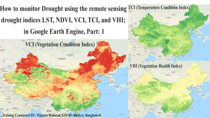 Bestseller - do remote sensing fastest analysis using google earth engine