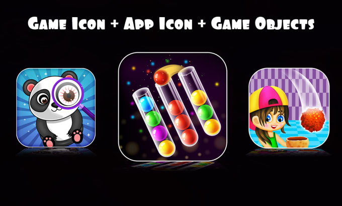 Gig Preview - Do attractive premium quality game and app icon