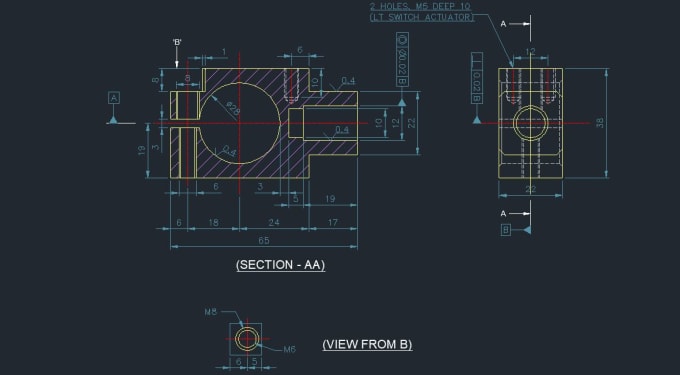 Gig Preview - Create 2d drawing  on autocad