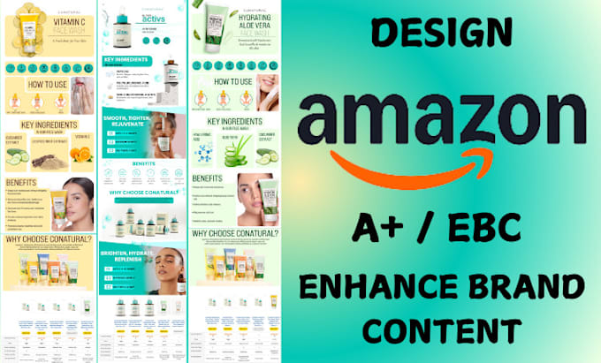 Gig Preview - Do amazon storefront design, amazon ebc design, amazon a plus content