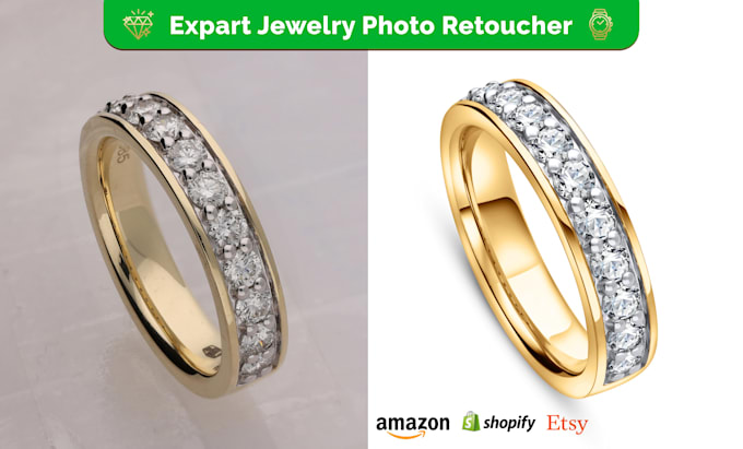 Gig Preview - Do high end jewelry image retouching and photo enhancement