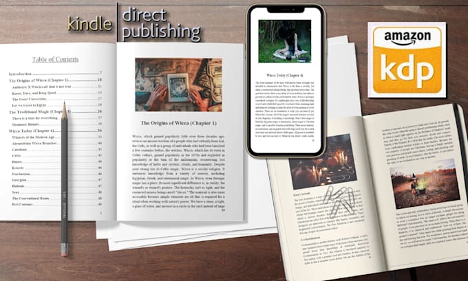 Gig Preview - Book formatting and layout design and typesetting for amazon KDP