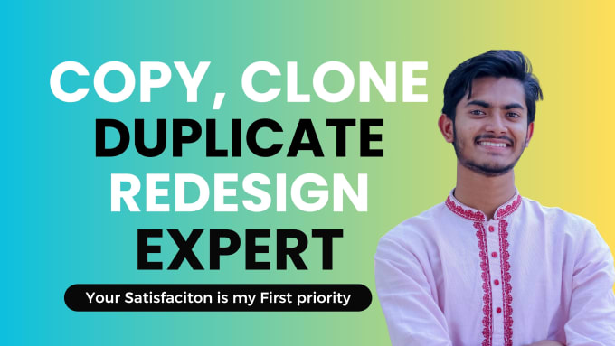 Gig Preview - Duplicate copy clone website or redesign wordpress website