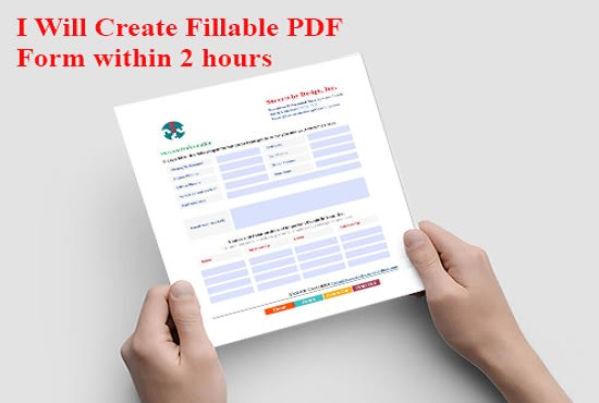 Gig Preview - Create pdf fillable form or convert to fillable pdf form within 2 hours