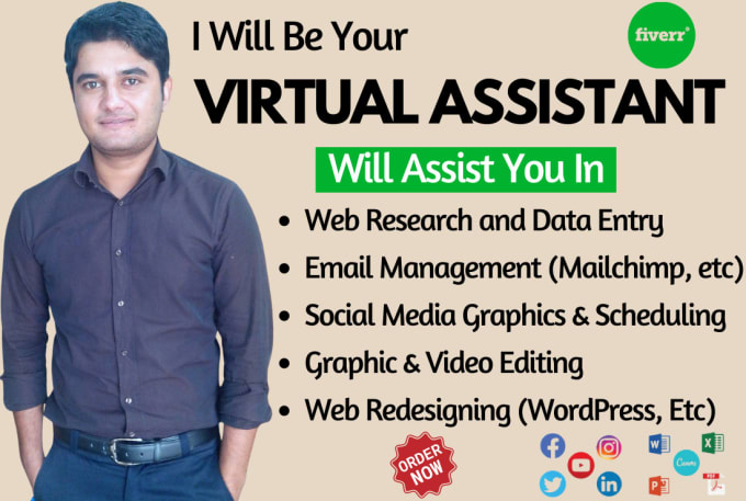 Gig Preview - Be your personal administrative virtual assistant