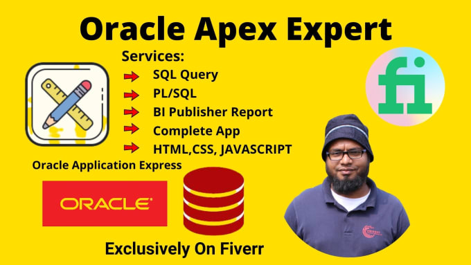 Gig Preview - Design and develop oracle apex applications professionally