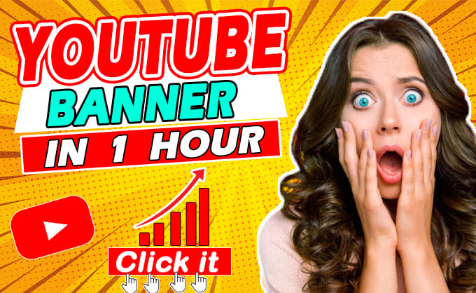 Gig Preview - Design an eyecatching youtube banner and logo