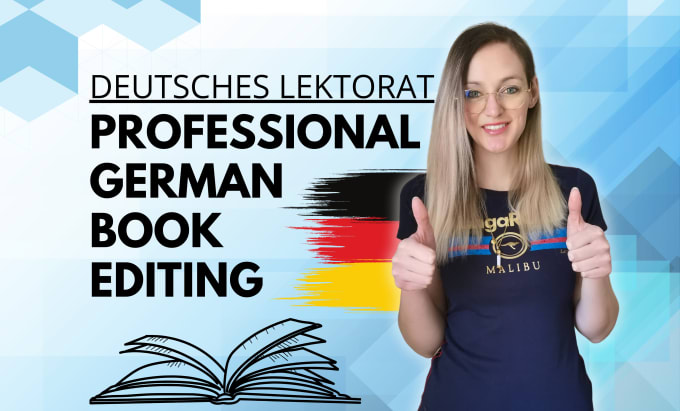 Gig Preview - Professionally proofread and edit your german book