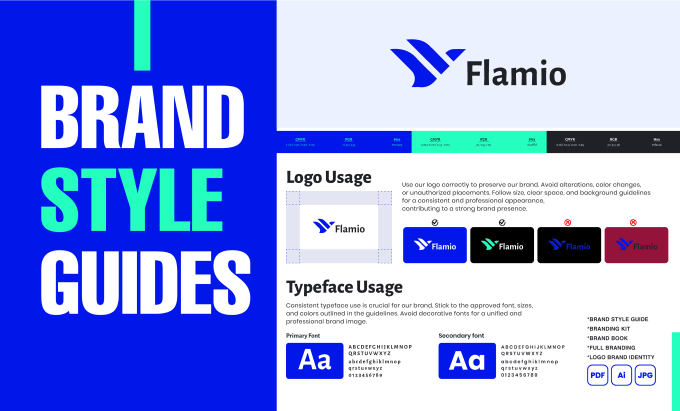 Bestseller - do full branding kit, brand identity and brand style guide book with logo design