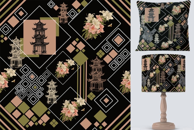 Gig Preview - Create seamless patterns, textile prints, home decor prints