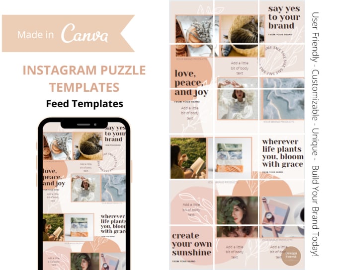 Gig Preview - Design social media posts and templates in canva