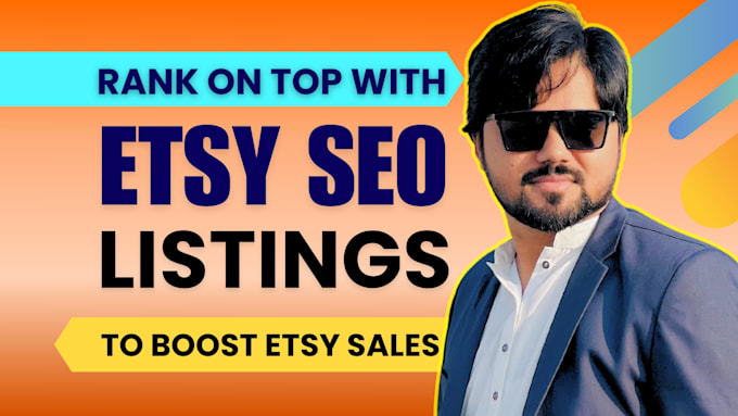 Gig Preview - Do etsy SEO to rank listings on page 1 and boost sales