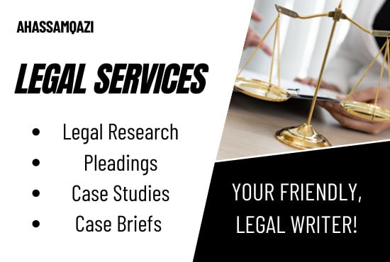 Gig Preview - Do legal research, legal case study, and case briefs