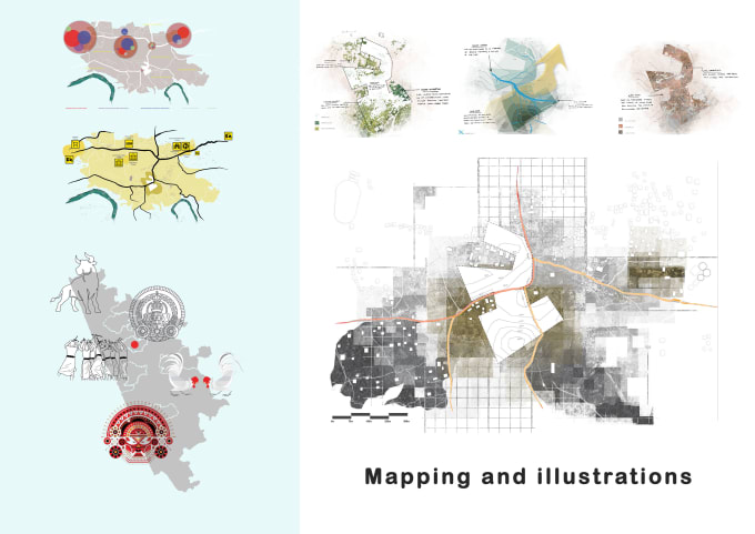 Gig Preview - Prepare architectural presentation sheets conceptual sketches and mapping