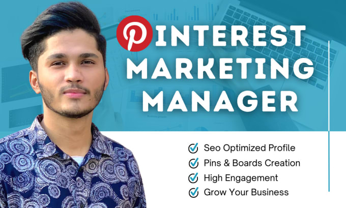 Gig Preview - Manage pinterest account with SEO optimized pins and boards