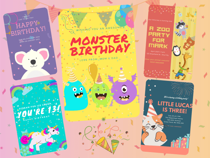 Gig Preview - Design attractive birthday, wedding and invitation cards for you