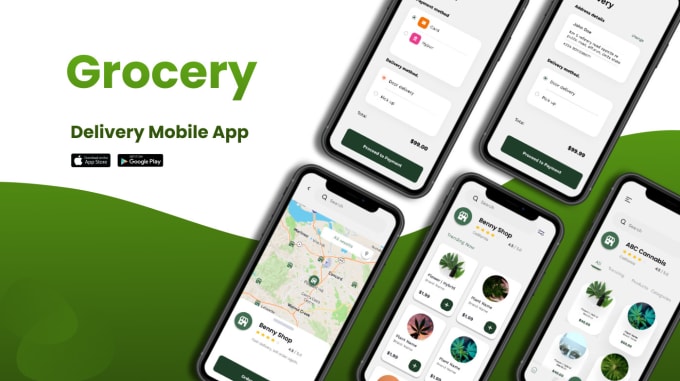 Gig Preview - Develop ready to launch food and grocery delivery app