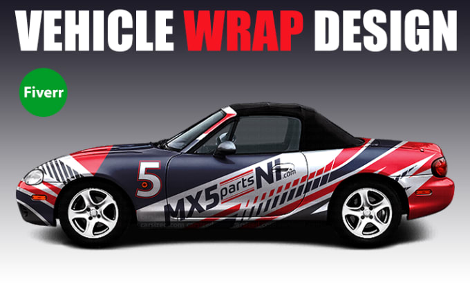 Gig Preview - Design professional car, truck, van, trailer, and vehicle wrap