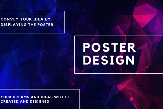 Gig Preview - Design your idea in poster