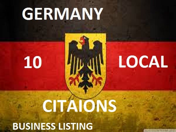 Gig Preview - Create 10 high PR germany local citations for your website , german directory