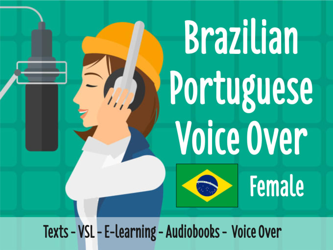 Gig Preview - Record a professional brazilian portuguese voice over