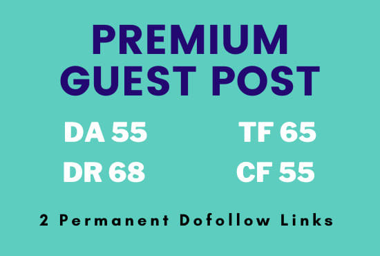 Gig Preview - Do premium guest post on high da 68, DR 65 site