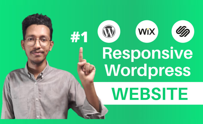 Gig Preview - Build a responsive wordpress website with elementor