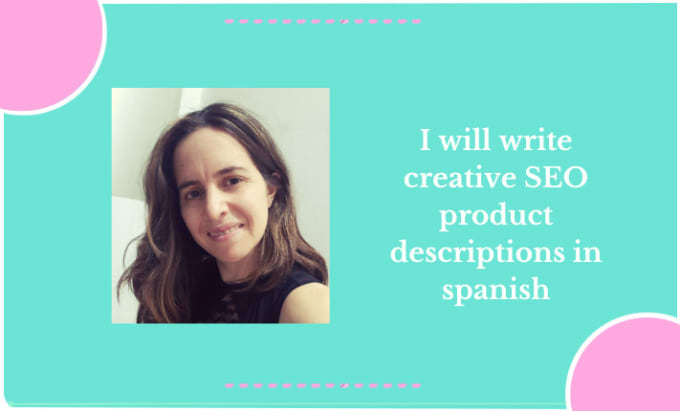 Gig Preview - Write creative SEO product descriptions in spanish