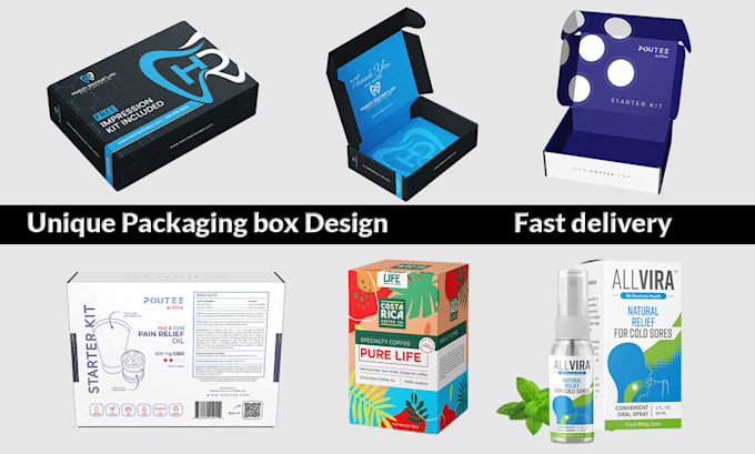 Gig Preview - Creative product box, subscription box, mailer box and box packaging design