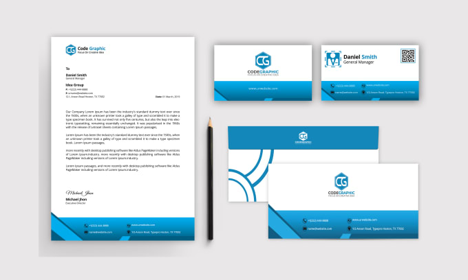 Gig Preview - Design business card, letterhead, envelope, stationery items