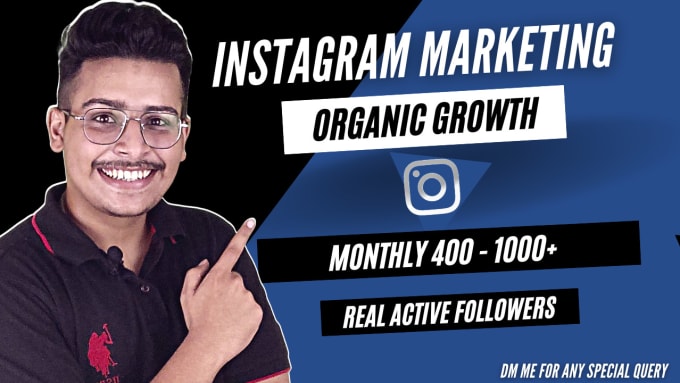 Gig Preview - Do instagram marketing promotion for fast organic growth