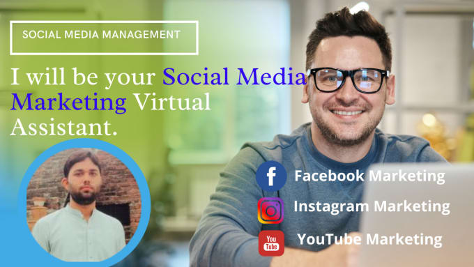 Gig Preview - Be your virtual assistant for social media marketing, facebook, instagram