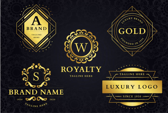 Gig Preview - Design luxury vintage jewelry fashion boutique logo