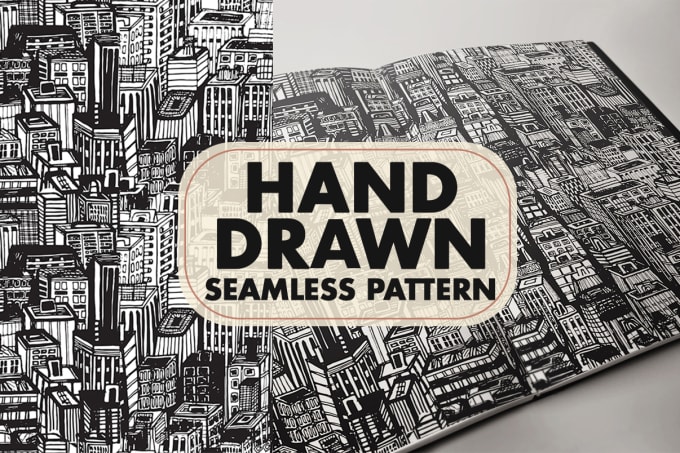 Gig Preview - Create unique hand drawn seamless pattern