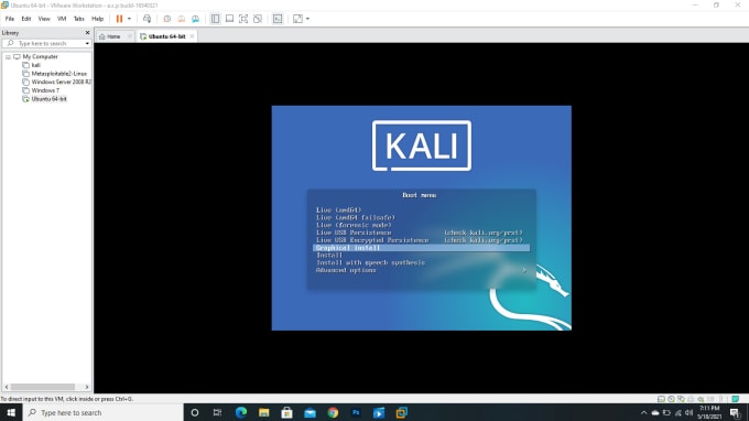 Gig Preview - Teach kali linux installation in virtualbox, vmware